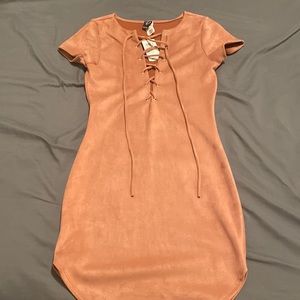 Windsor Mini Suede Dress NWT